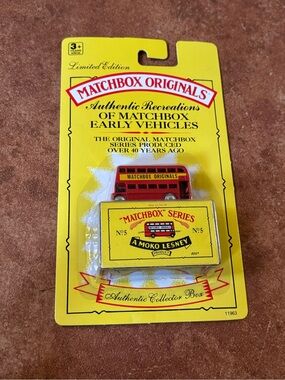 New Matchbox Originals A Moko Lesney Product No. 5 London Bus
